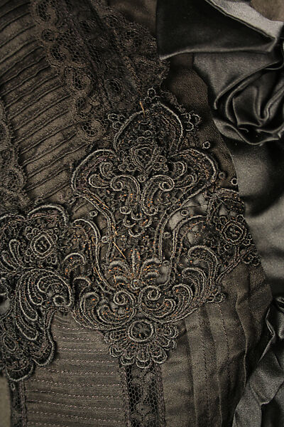 Dressing gown, silk, cotton, American