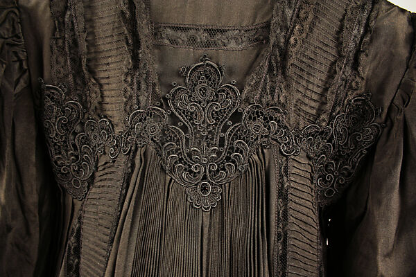 Dressing gown, silk, cotton, American