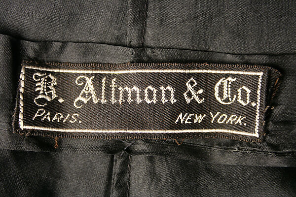 Dressing gown, silk, cotton, American
