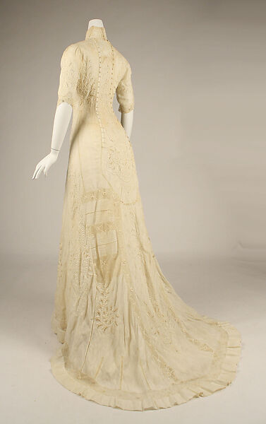 Dress, linen, cotton, American