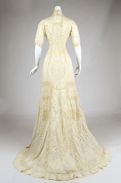 Dress, linen, cotton, American