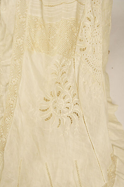 Dress, linen, cotton, American