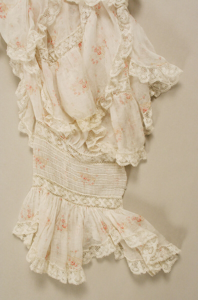 Dress, silk, American