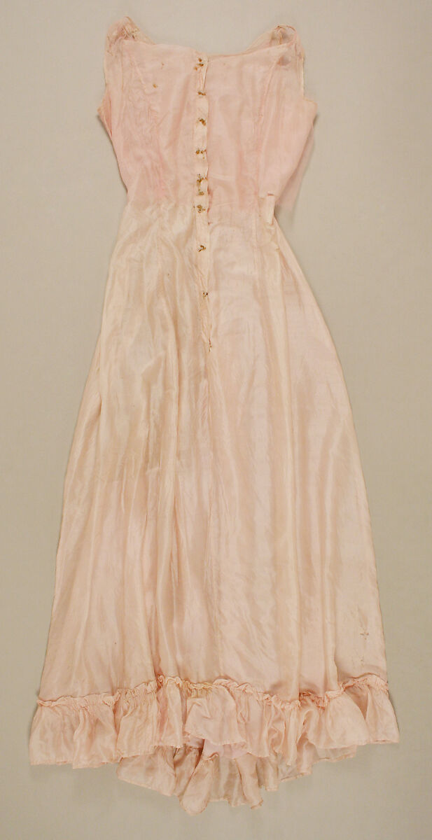 Dress, silk, American