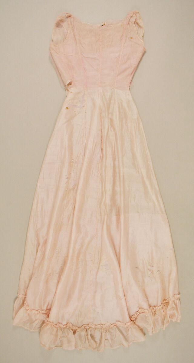 Dress, silk, American