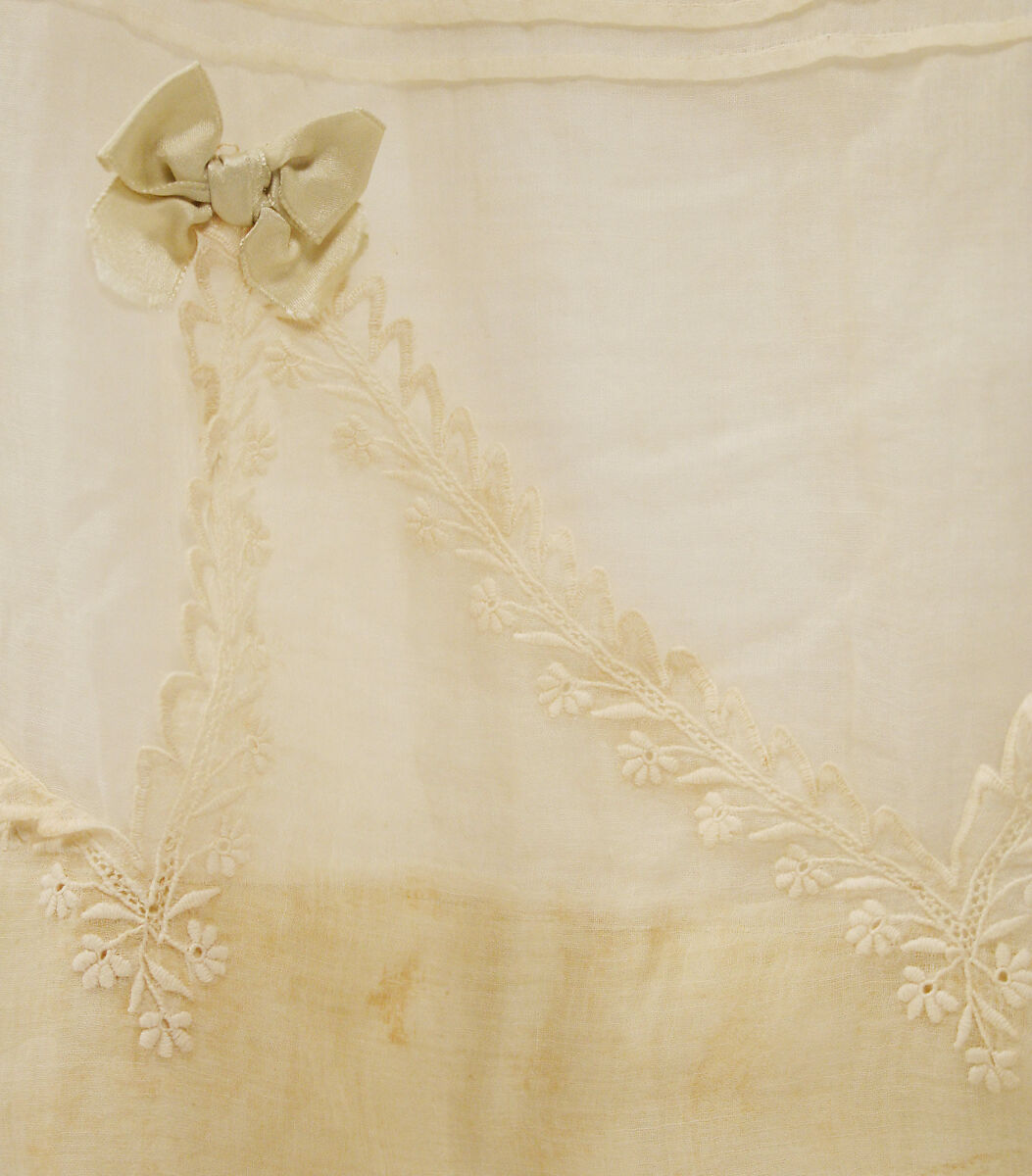 Dress, cotton, silk, French