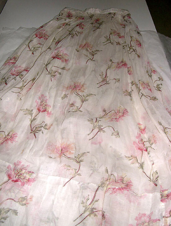 Afternoon dress, cotton, American