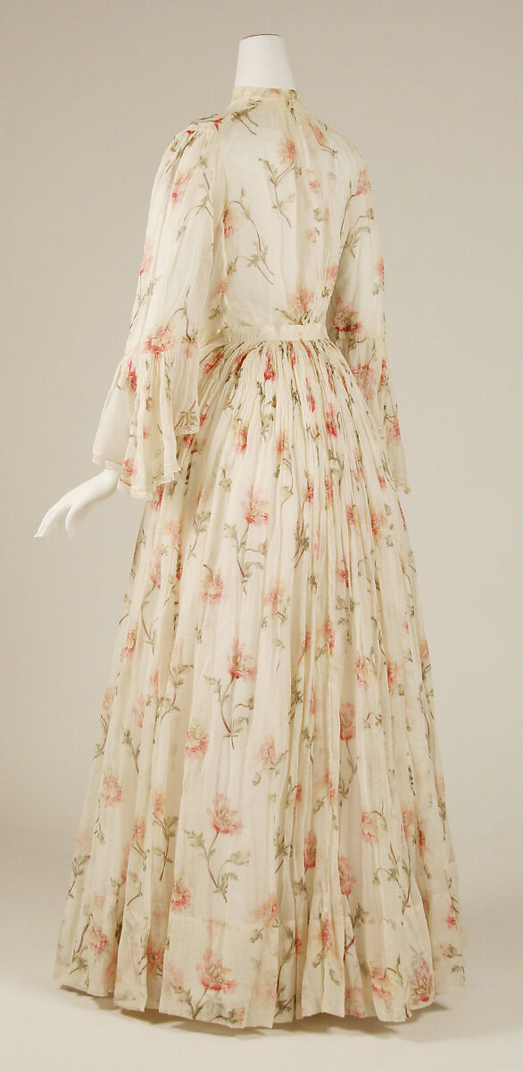 Afternoon dress, cotton, American