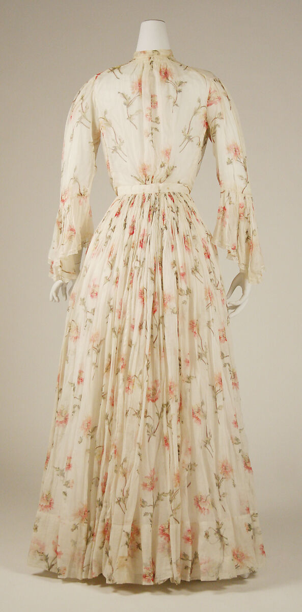 Afternoon dress, cotton, American