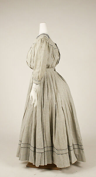 Dress, linen, American