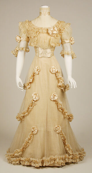 Evening dress, Jacques Doucet (French, Paris 1853–1929 Paris), silk, French 