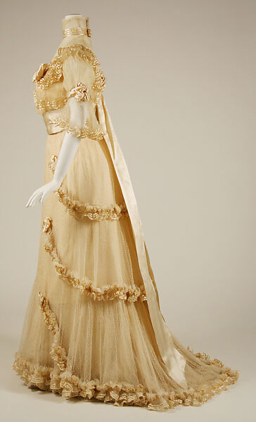Evening dress, Jacques Doucet (French, Paris 1853–1929 Paris), silk, French