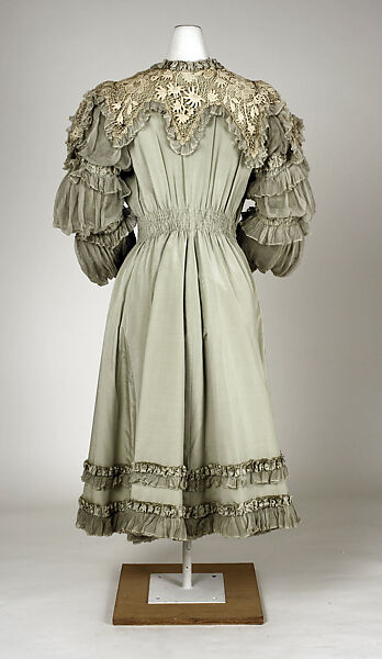 Coat, silk, American