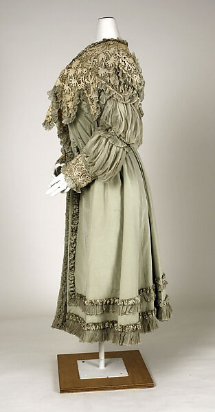 Coat, silk, American
