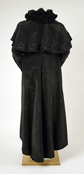 Coat, silk, American