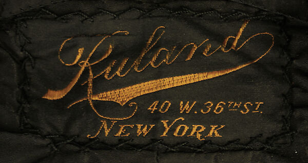 Coat, silk, American