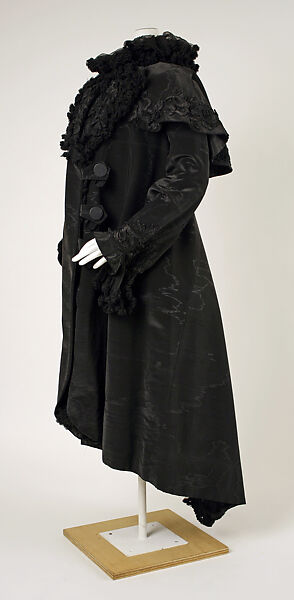 Coat, silk, American
