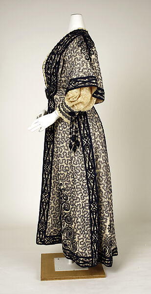 Coat, silk, American