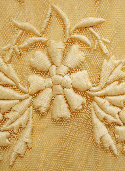 Afternoon dress, silk, cotton, American