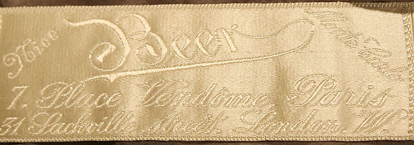 Dress, Beer (French, ca. 1890–1928), [no medium available], French