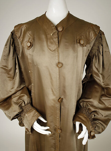 Raincoat, Wanamaker's (American), silk, cotton, British