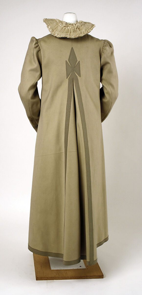 Coat, Au Louvre (French), silk, wool, French