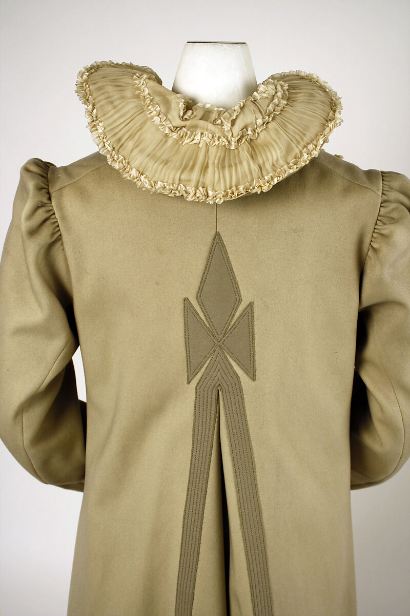 Coat, Au Louvre (French), silk, wool, French
