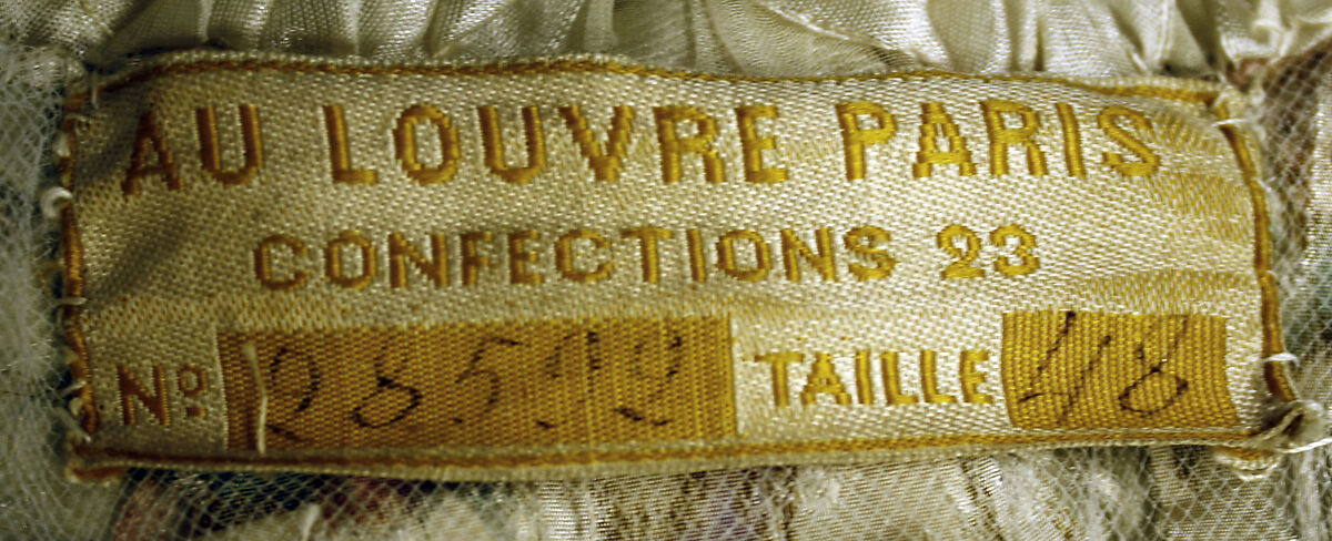 Coat, Au Louvre (French), silk, wool, French