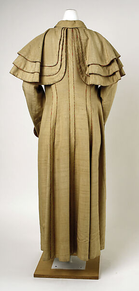 Coat, silk, American
