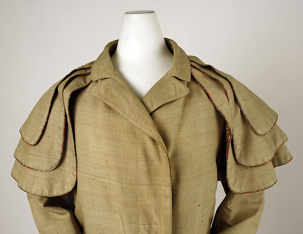 Coat, silk, American