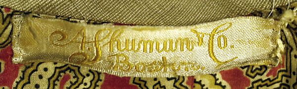 Coat, silk, American
