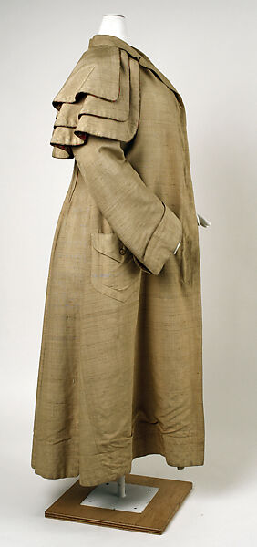 Coat, silk, American