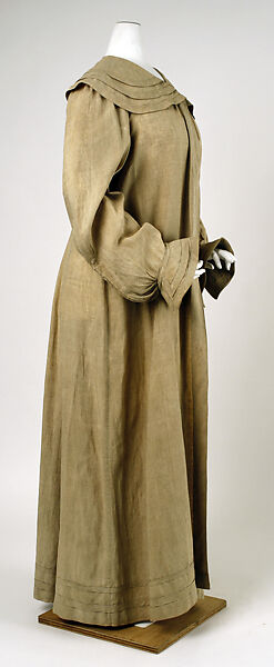 Duster, linen, American or European
