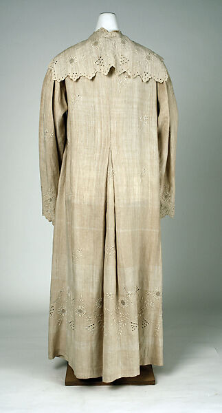 Coat, linen, American
