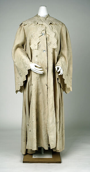 Coat, linen, American 