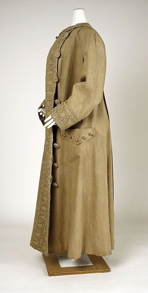 Duster, linen, American