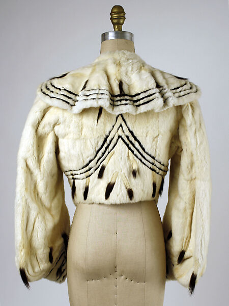 Jacket, Revillon Frères (French, founded 1723), fur, silk, probably French