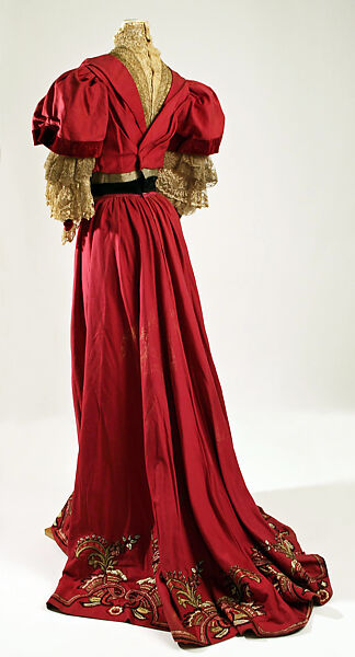 Dress, House of Paquin (French, 1891–1956), wool, French