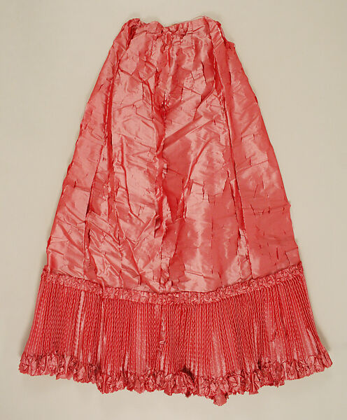 Walking dress, (a, b) M. A. Robb, wool, French