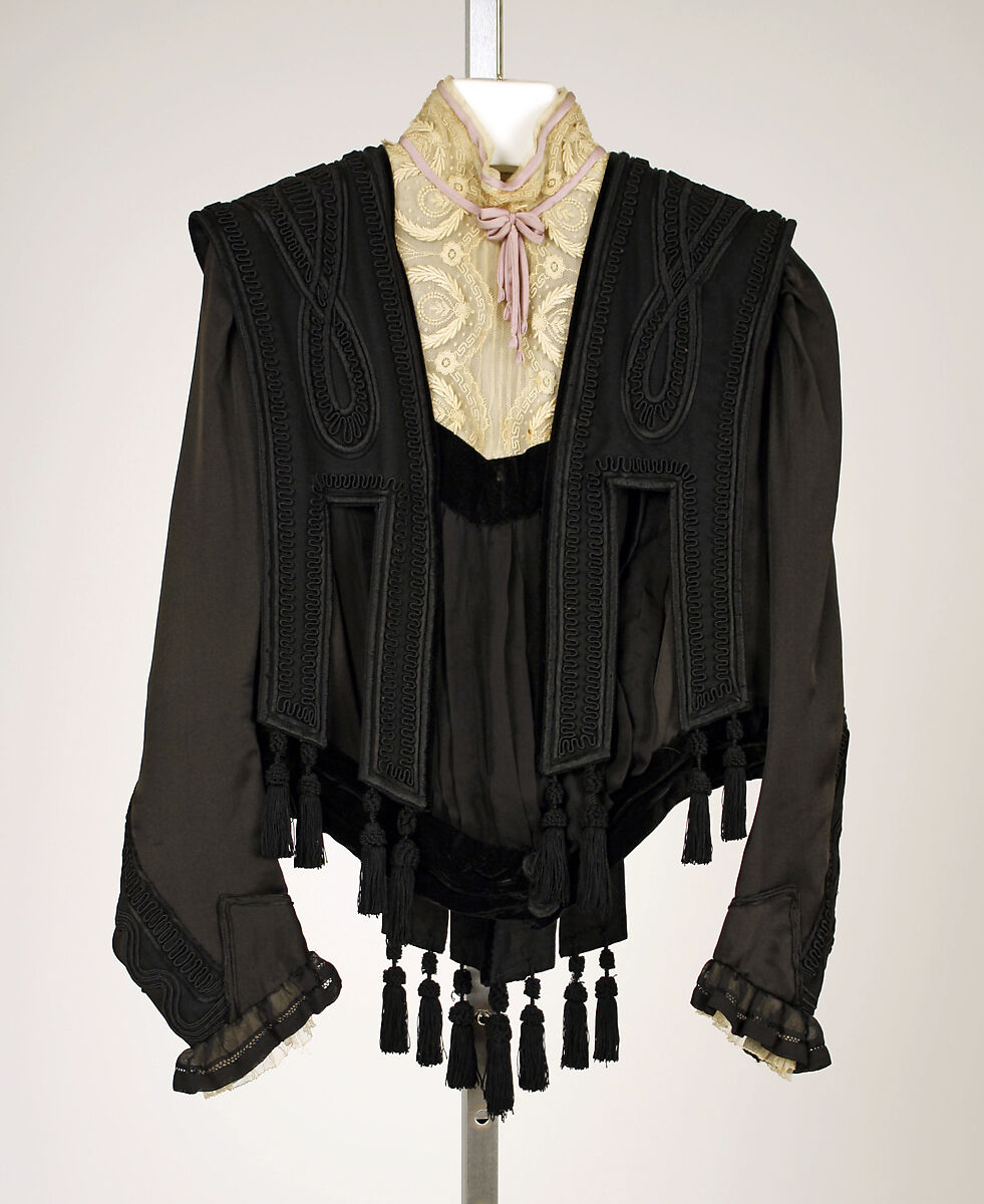 Suit, wool, silk, French 