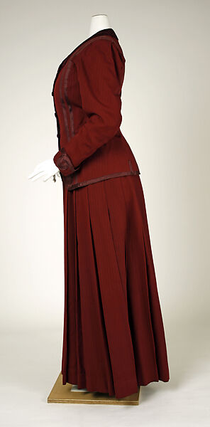 Suit, wool, silk, American