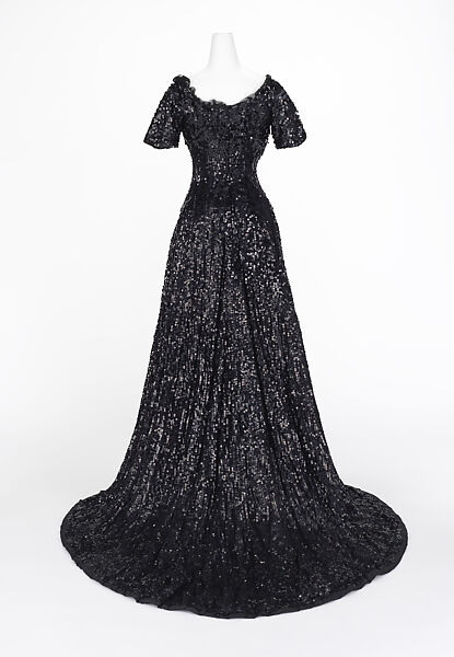 Evening dress, [no medium available], American or European