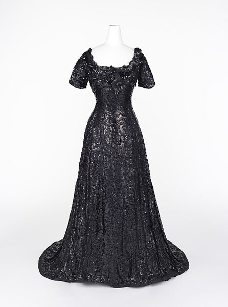 Evening dress, [no medium available], American or European 