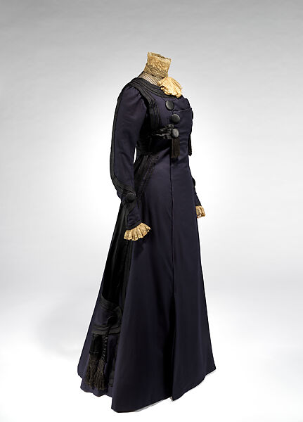Dress, wool, French