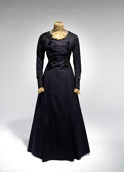 Dress, wool, French 