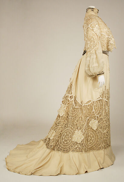 Dress, silk, American