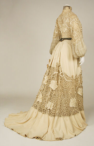 Dress, silk, American