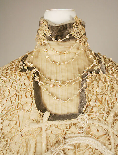 Dress, silk, American