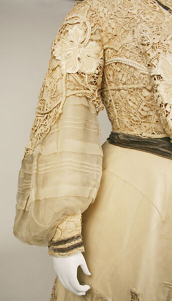 Dress, silk, American