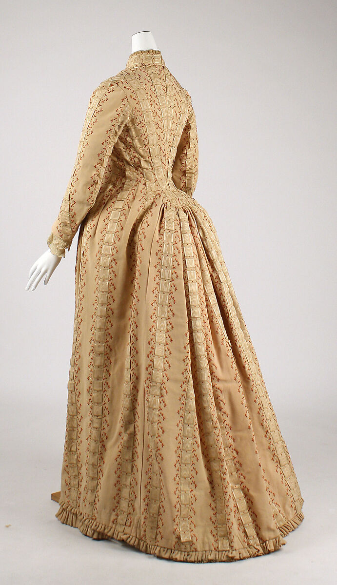 Tea gown, House of Worth (French, 1858–1956), silk, French